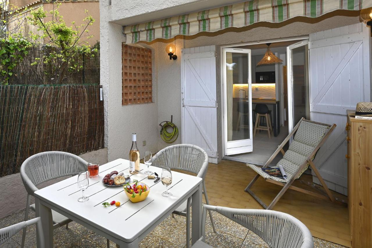 Agréable studio 2/4 pers au calme avec rez-de-jardin Bandol Exterior foto